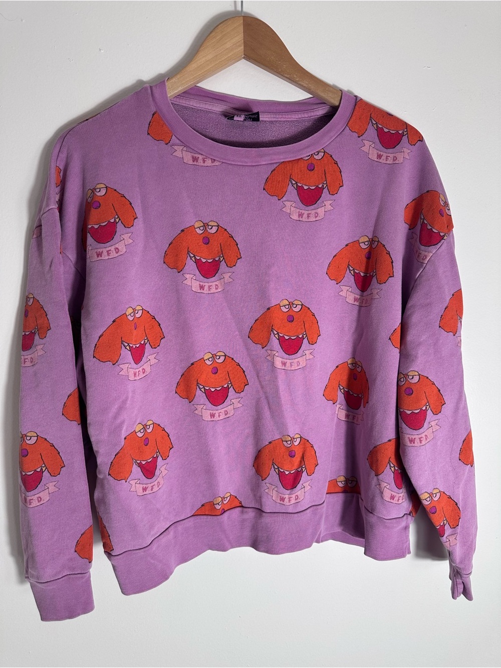 Organic Cotton Sweatshirt with Character Print